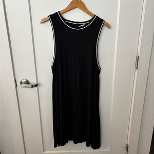 American Eagle Outfitters Black Dress with White Accents